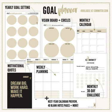 Monthy & Weekly Planner – Printable PDF